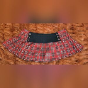 Lip Service Plaid Micro Mini Skirt